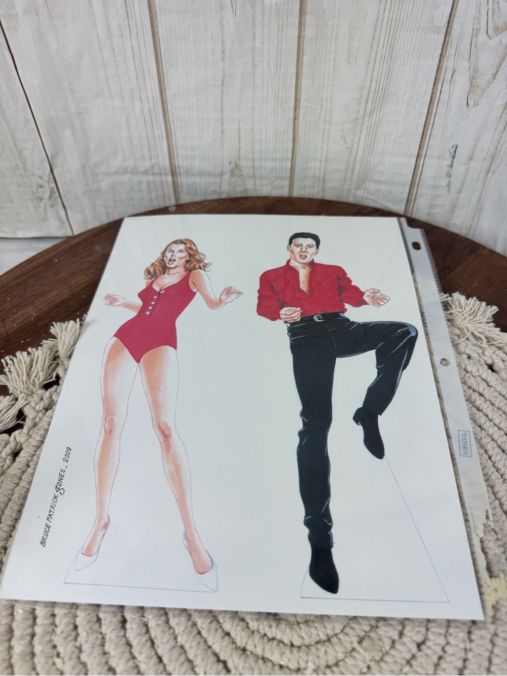 Elvis Presley and Ann-Margret Vintage Paper Dolls .